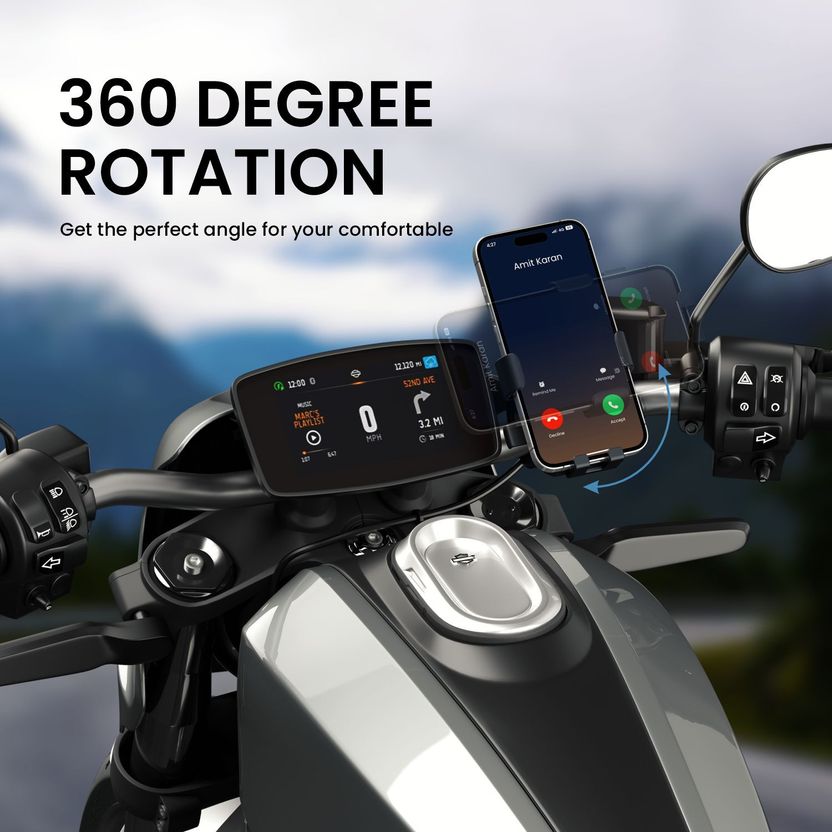 Portronics Mobike 4 Bike Phone Mount - Image 3