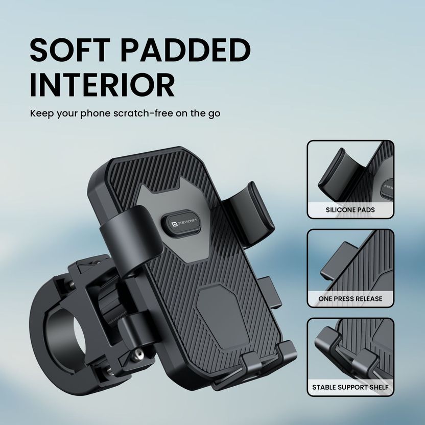 Portronics Mobike 4 Bike Phone Mount - Image 5