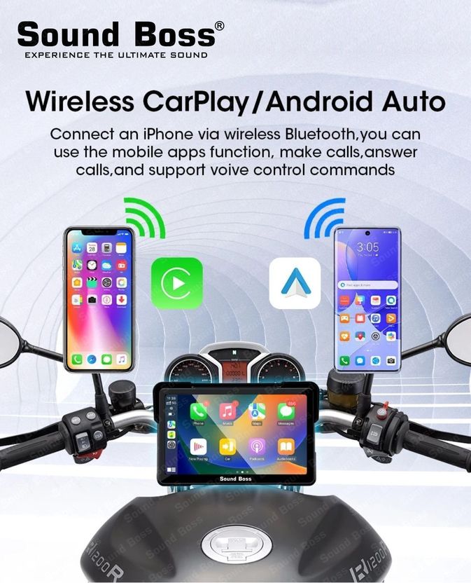 Sound Boss 5 Inch Smart Screen Wireless CarPlay & Android Auto - Image 4