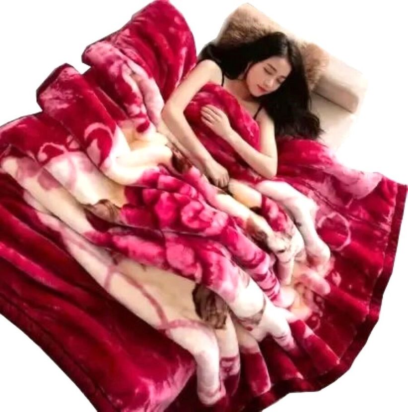 N Decor Floral Single Mink Blanket - Image 3