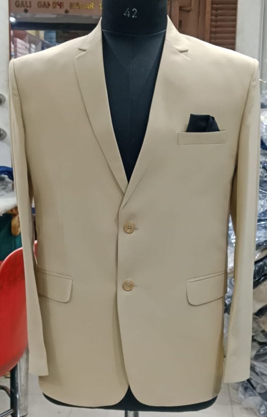 ASTHETIC Men's Solid Single Breasted Blazer - Image 4