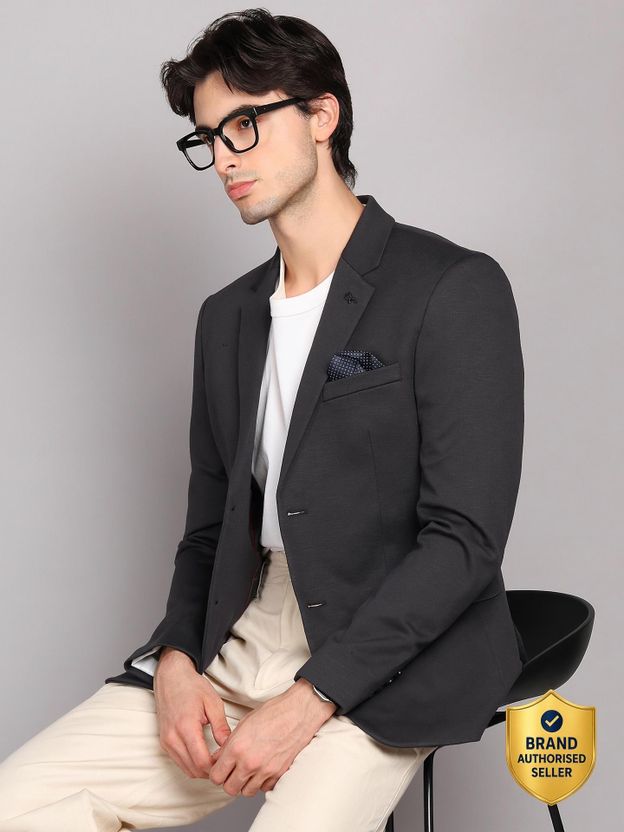 KILLER Solid Single Breasted Men Blazer - Image 9