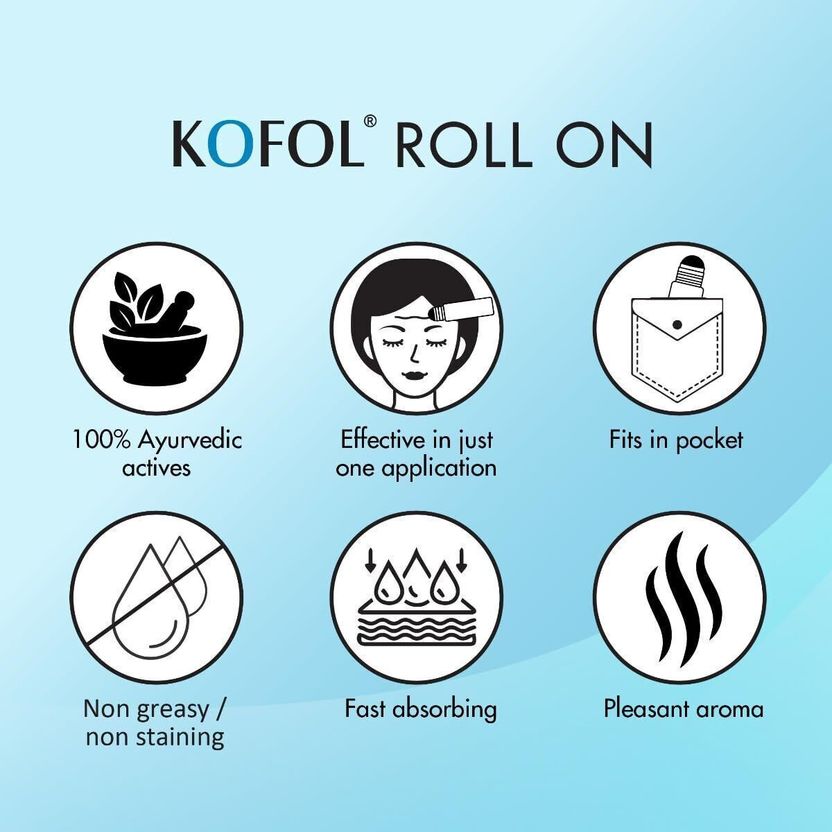Kofol Ayurvedic Roll On 10 ml - Image 5
