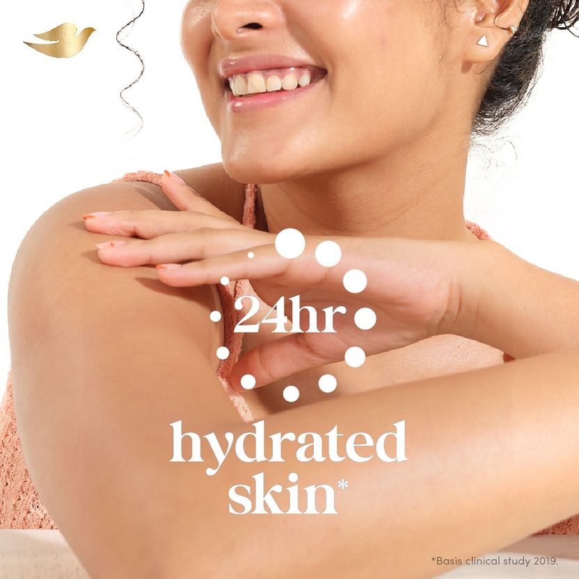 DOVE Exfoliating Triple Hydration Serum Body Wash 825ml - Image 4
