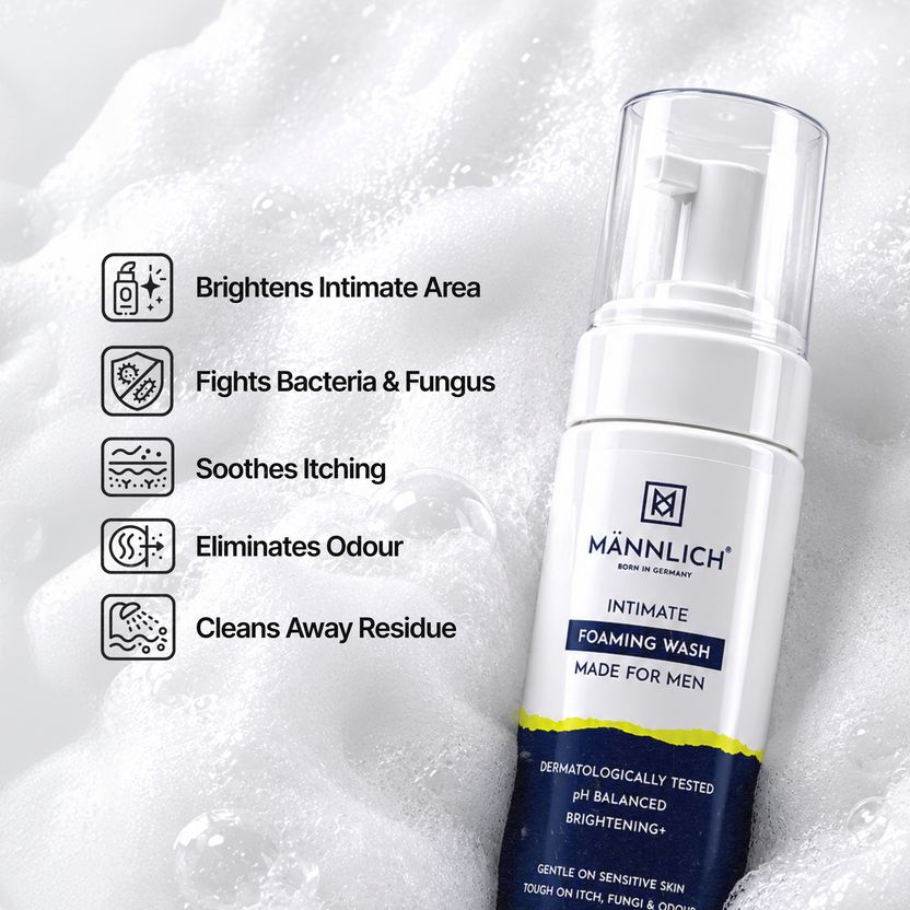 Mannlich pH Balanced Intimate Wash for Men, 150ml - Image 6