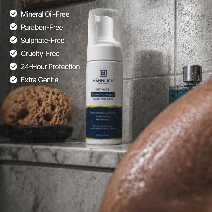 Mannlich pH Balanced Intimate Wash for Men, 150ml - Image 9
