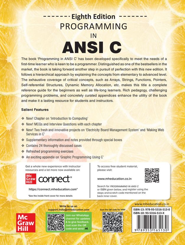 (Old Edition) Programming in ANSI C, 8e - Ansi C Balaguruswamy with 2 Disc - Image 3