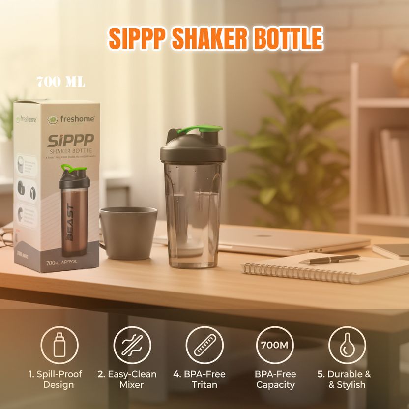 Freshome SIPPP Nutri Beast 700 ml Protein Shaker Bottle - Image 8