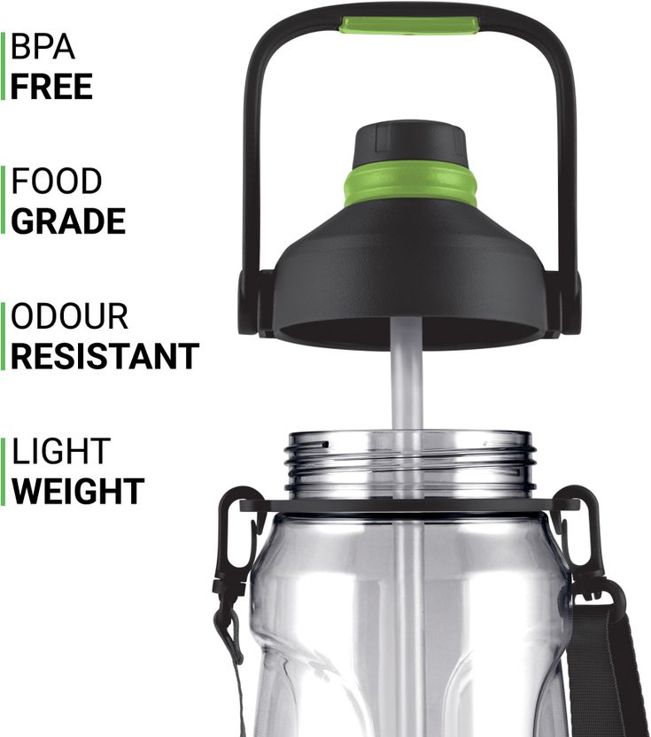 MILTON Eros 1500 1.47L Black Water Bottle - Image 4
