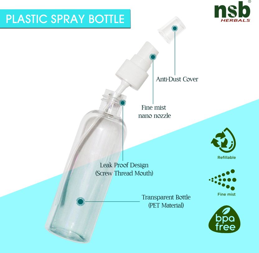 nsb herbals 100 ml Fine Mist Spray Bottle - Image 9