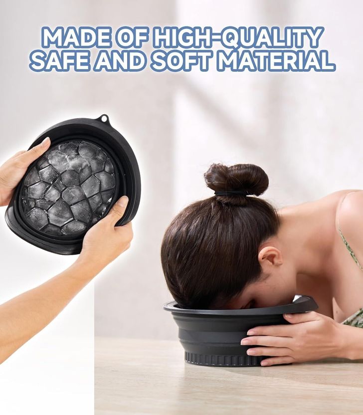 THE SIMPLE GHAR Silicone Massage Bowl with Ice Tray - Image 5