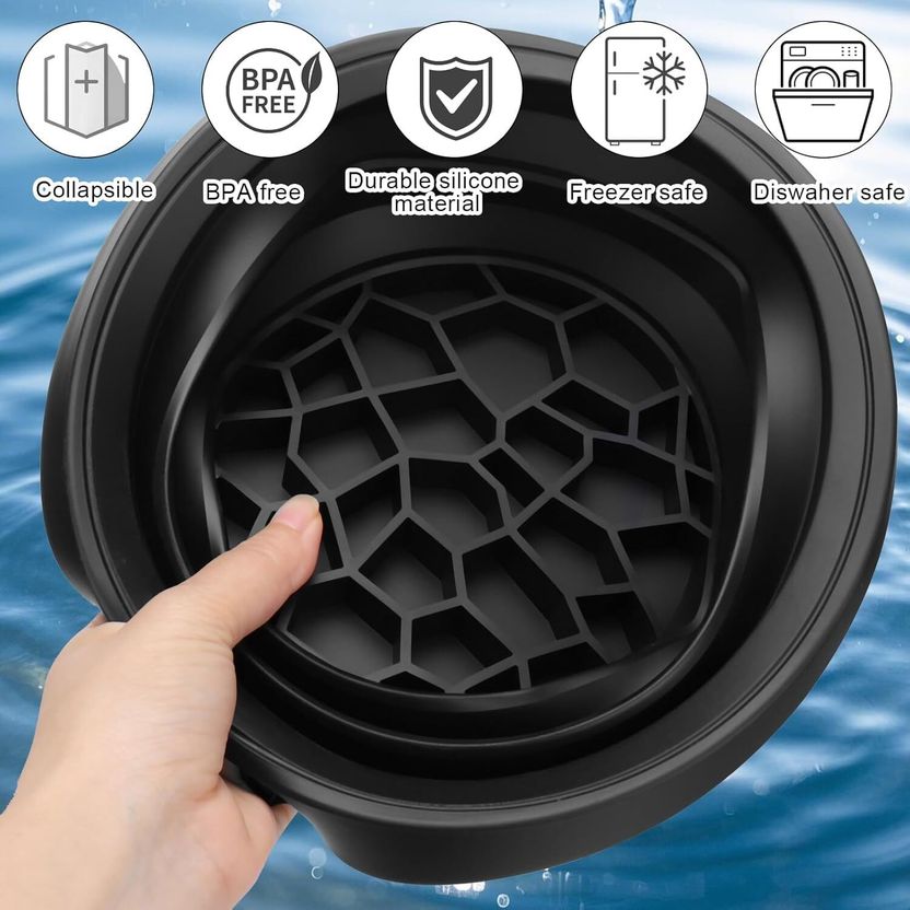 THE SIMPLE GHAR Silicone Massage Bowl with Ice Tray - Image 4
