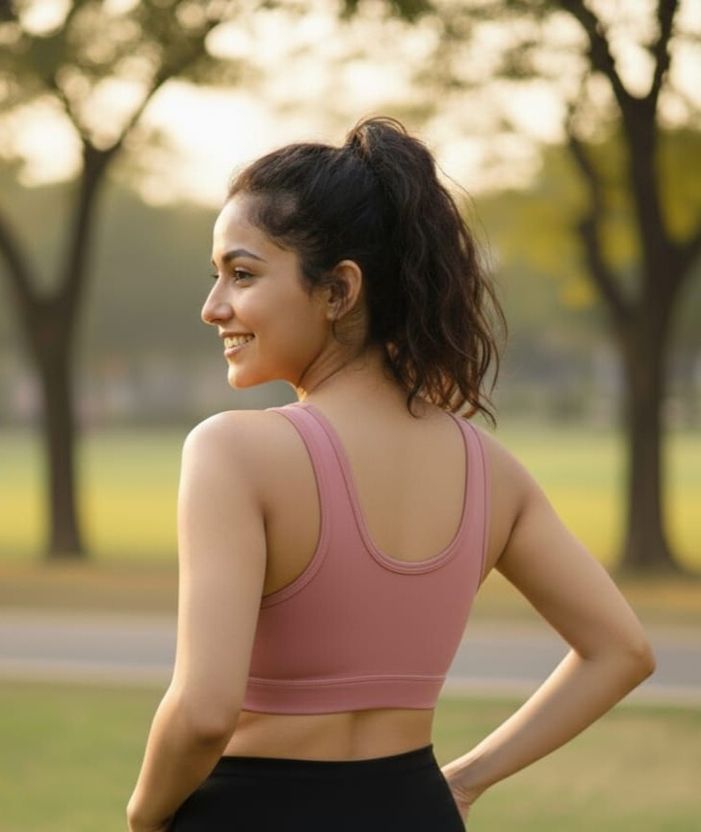 Niba Lycra Women Sports Non Padded Bra - Image 4