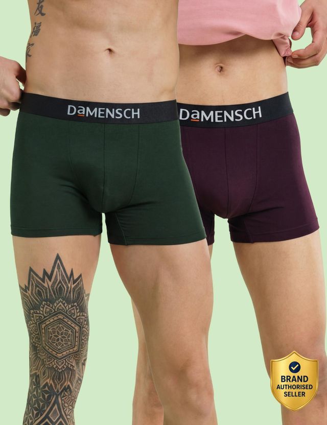 Damensch Men Feel Mint Cotton Anti-Bacterial Brief - Image 1