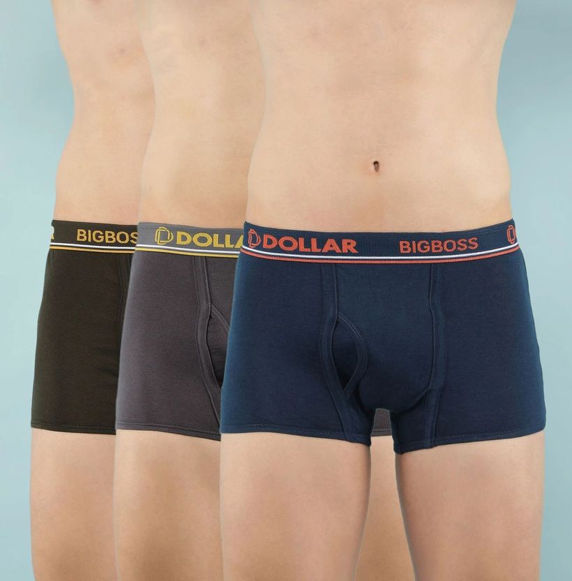 Dollar Bigboss Pack of 3 Combed Cotton Double Pouch - Image 1