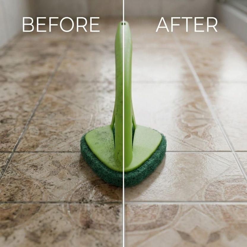 PROCLEAN Bathroom Brush Scrubber for Tiles - Image 3