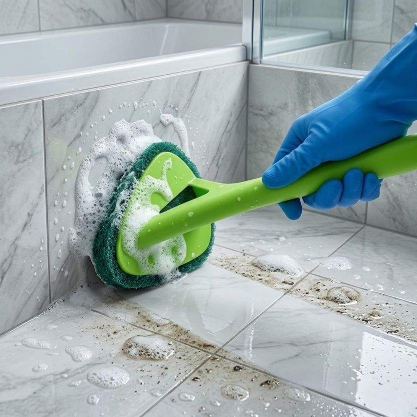 PROCLEAN Bathroom Brush Scrubber for Tiles - Image 4