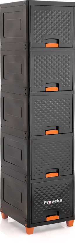 Praveka 5 Door Multi-Purpose Storage Cabinet - Image 1