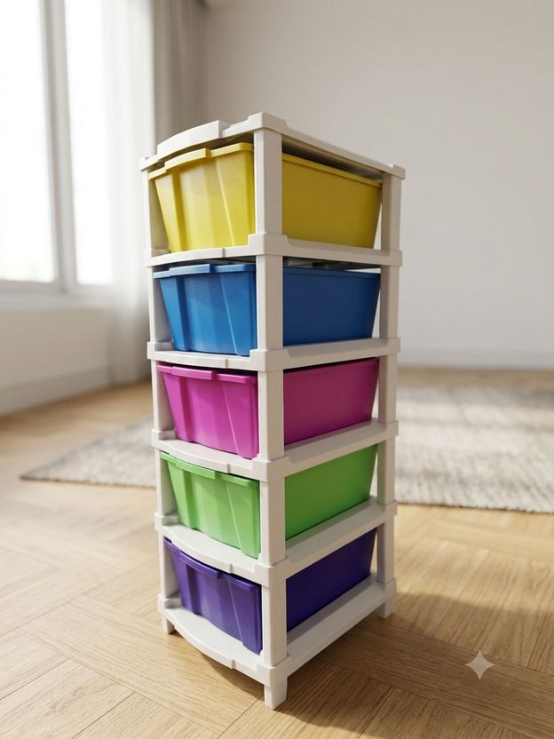 Praveka 5 Door Multi-Purpose Storage Cabinet - Image 5