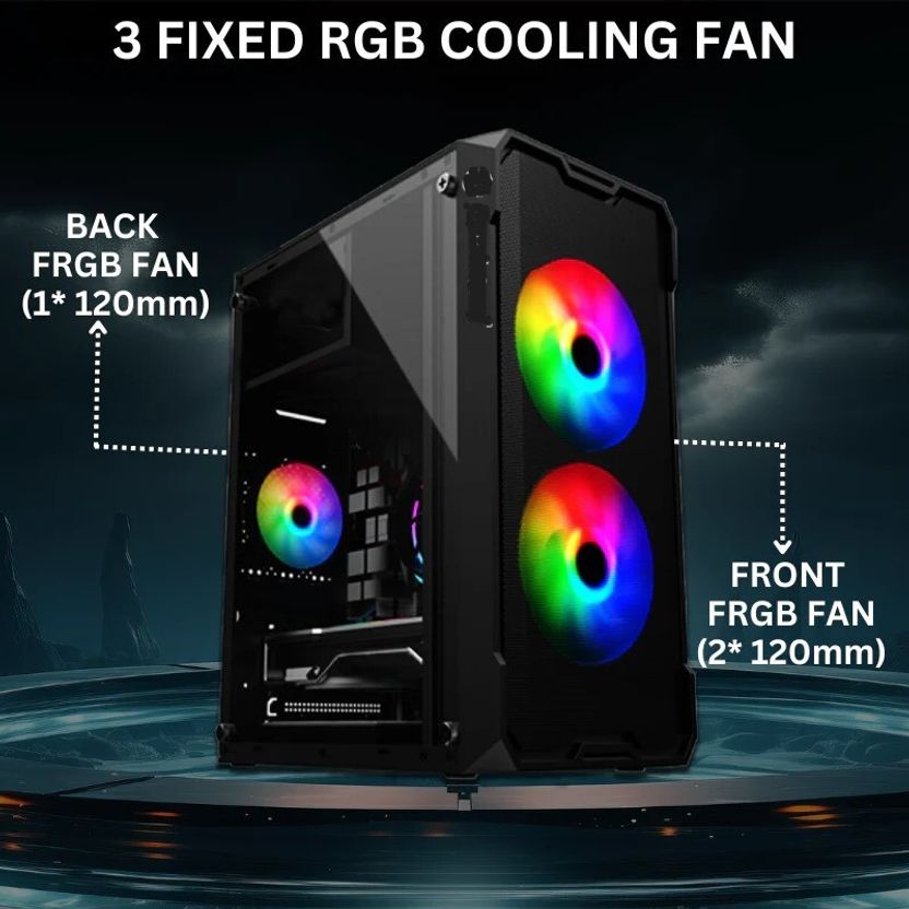 rionix Ant Value VM10 Gaming Cabinet - Image 5