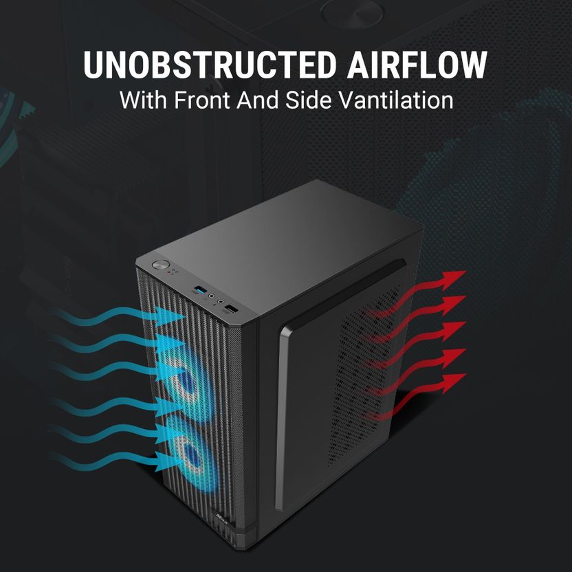 rionix Ant Value VM10 Gaming Cabinet - Image 3