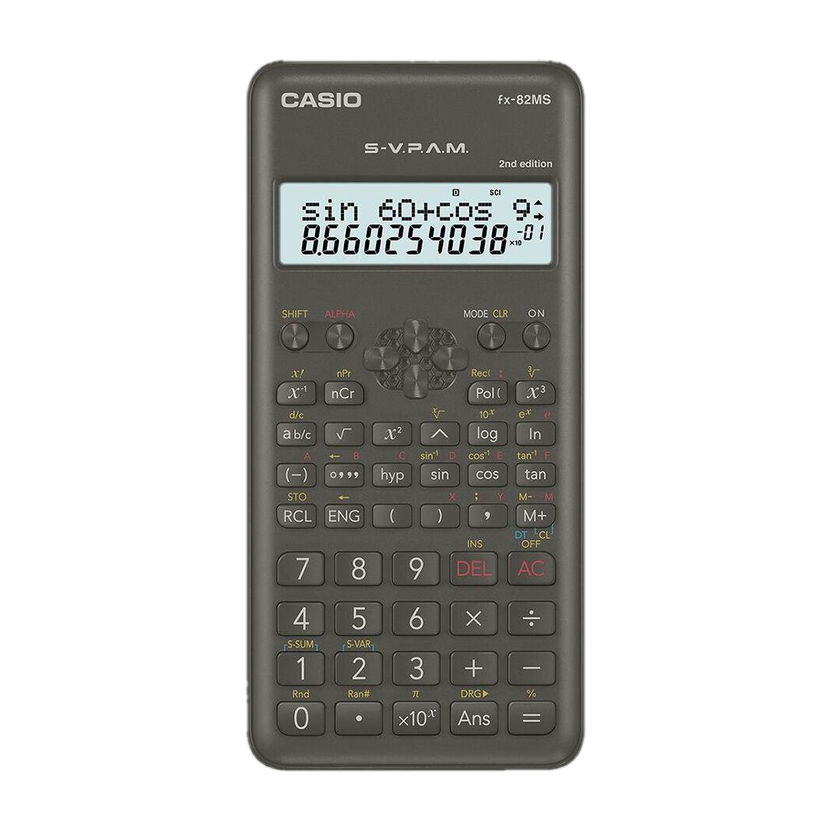 CASIO FX-82MS 10-Digit Scientific Calculator - Image 1