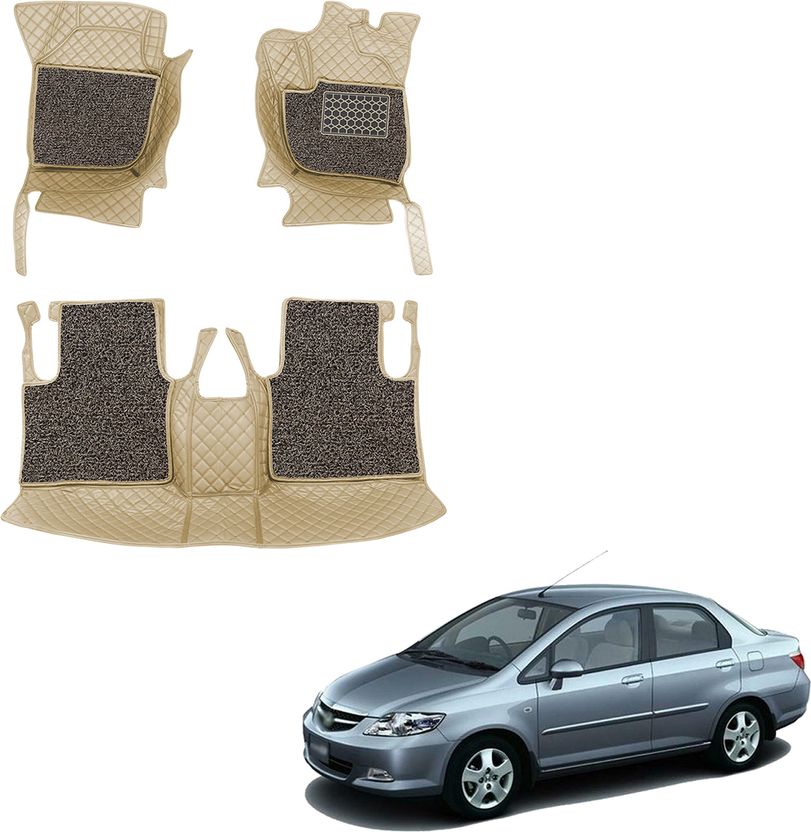 AUTOiSTiX Leatherite 7D Mat for Honda City ZX (Black) - Image 1