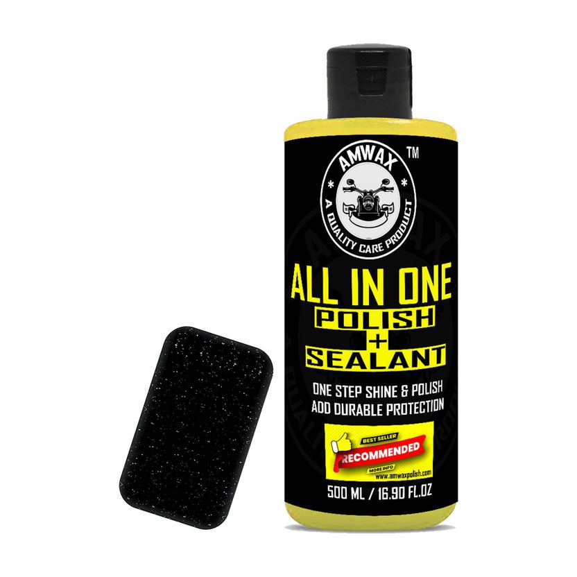 amwax Liquid Car Polish for Bumper, Dashboard, Exterior, Leather - Image 1