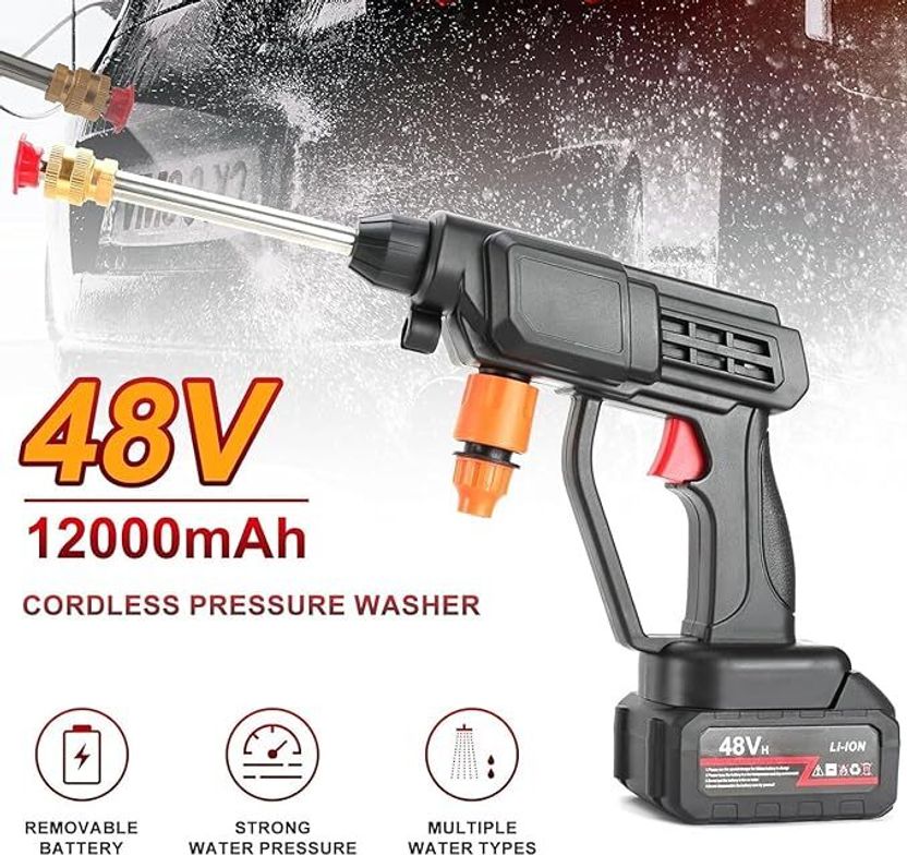 DHAVJ 48V Portable Pressure Washer with Rechargeable Battery - Image 6