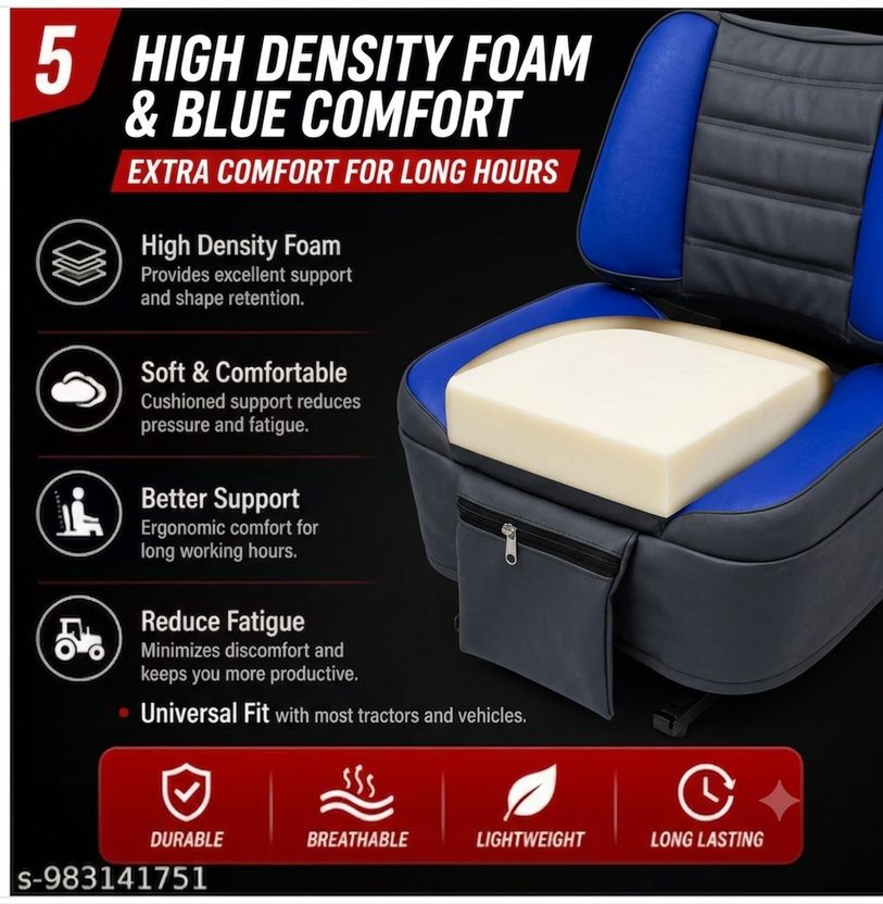 farmfit Rexin PU Leather Car Seat Cover - Image 3