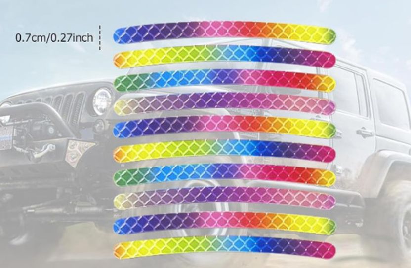 MALBEC Multicolor Car & Bike Sticker - Image 2