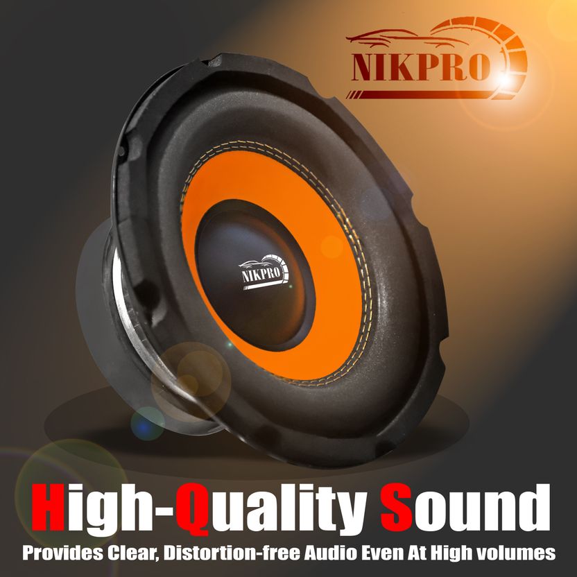 NIKPRO 8-Inch High-Power Subwoofer - Image 4