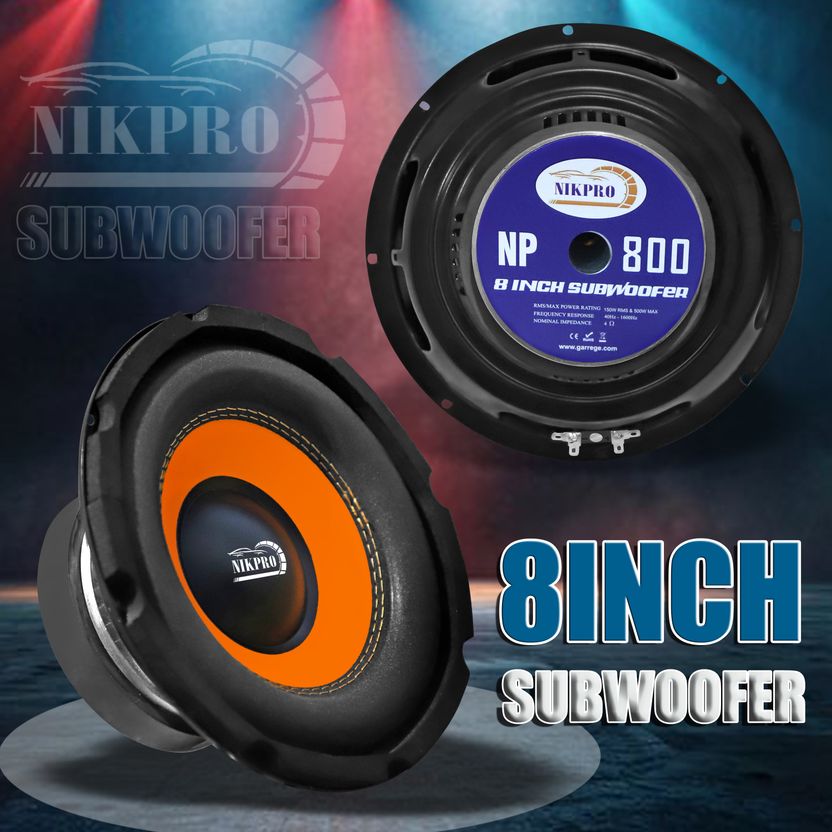 NIKPRO 8-Inch High-Power Subwoofer - Image 5