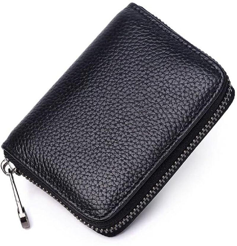 Gymisa Black Leather Card Holder 9 Slots - Image 4