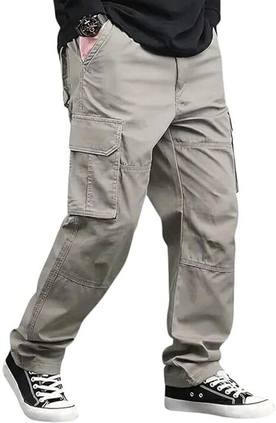 SATVISH Solid Men Grey Track Pants - Image 8