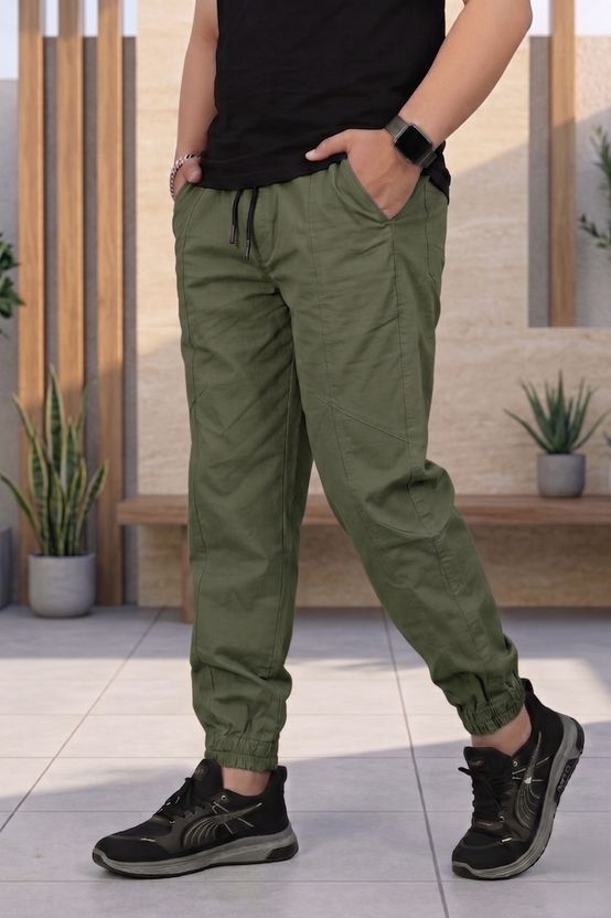 वेनरब Men Khaki Tapered Trousers - Image 9