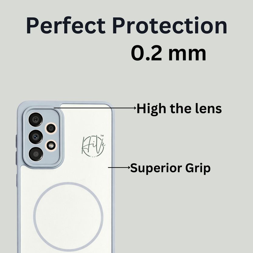 Hive Back Cover for Samsung Galaxy A33, Grey - Image 4