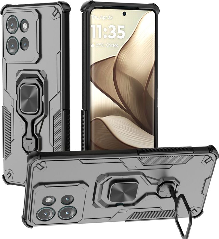 KartV Back Cover for Motorola Edge 50 Black - Image 3
