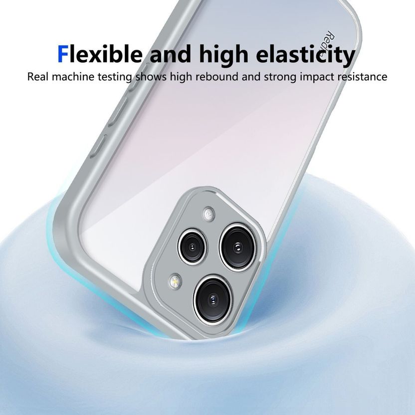 Kypo Back Cover for Mi Redmi 12 4G (Grey, Transparent) - Image 3