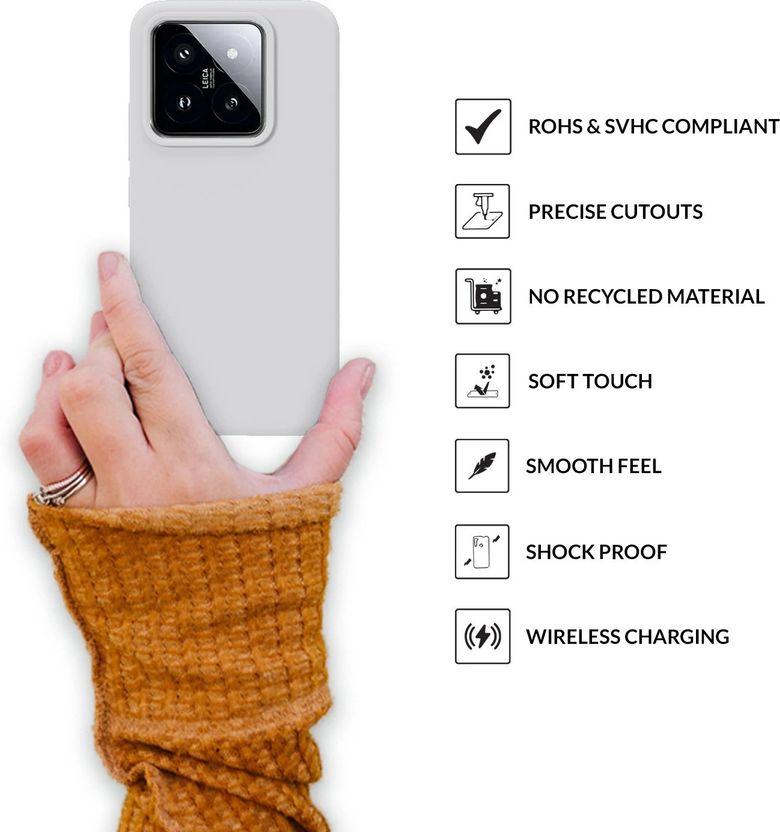 Sprig Liquid Silicone Back Cover for Xiaomi - Image 3