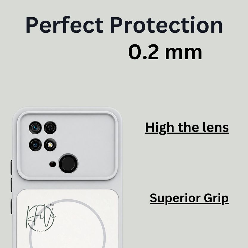 Hive Back Cover for Redmi 10C, 10, 10 Power (Grey) - Image 4