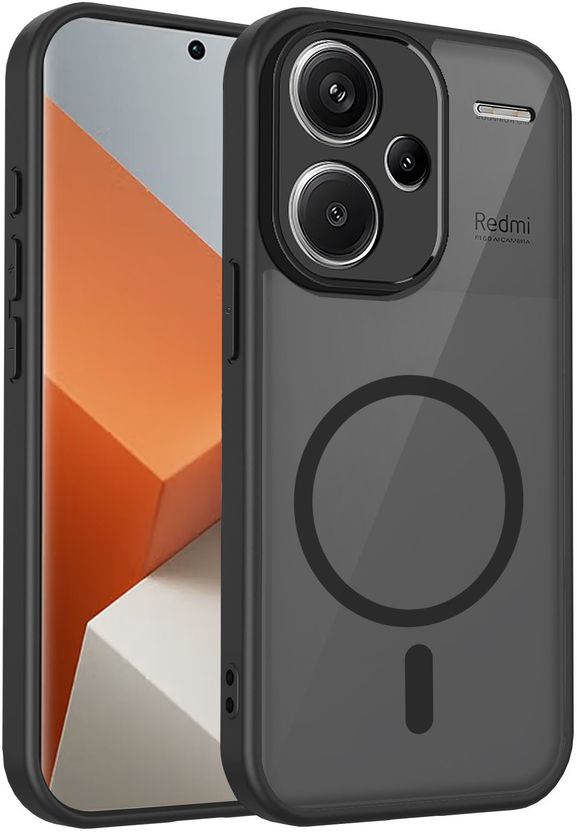 Cover Alive Back Cover for Redmi Note 13 Pro Plus 5G (Black) - Image 1