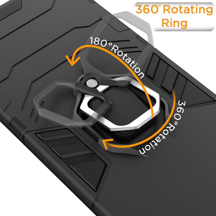 Pikkme Back Cover for Redmi 9 Power Black - Image 5