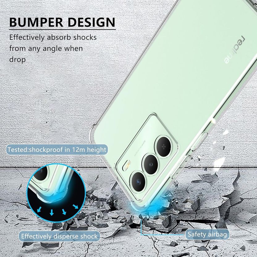 COVERLINE Realme C73 5G Silicon Transparent Case - Image 3