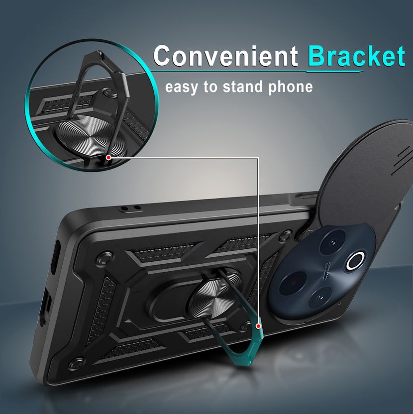 GLOBAL NOMAD Back Cover for vivo T4 5G Black - Image 4