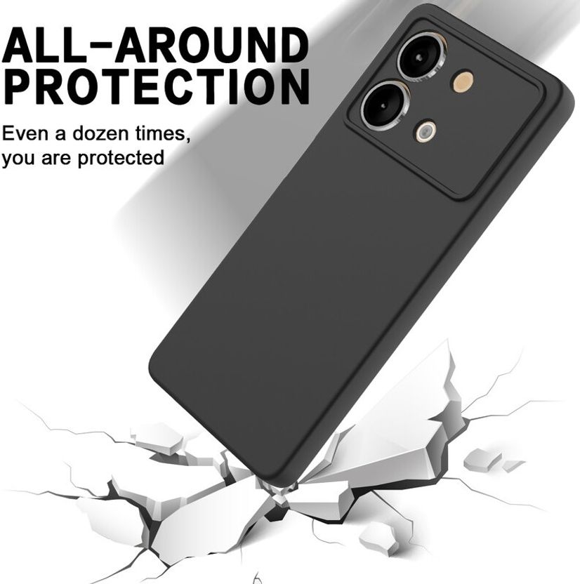SmartPoint Back Cover for POCO X6 Neo 5G Black - Image 4