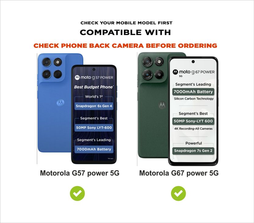 SBMS Back Cover for Motorola Moto G67 5G (Black) - Image 5