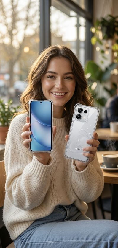 Lustree Back Cover for OPPO Reno 16C Transparent - Image 5