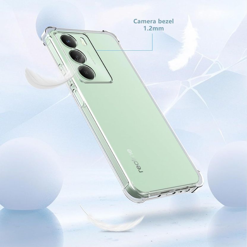 COVERLINE Realme C73 5G Silicon Transparent Case - Image 4