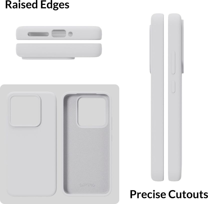 Sprig Liquid Silicone Back Cover for Xiaomi - Image 2